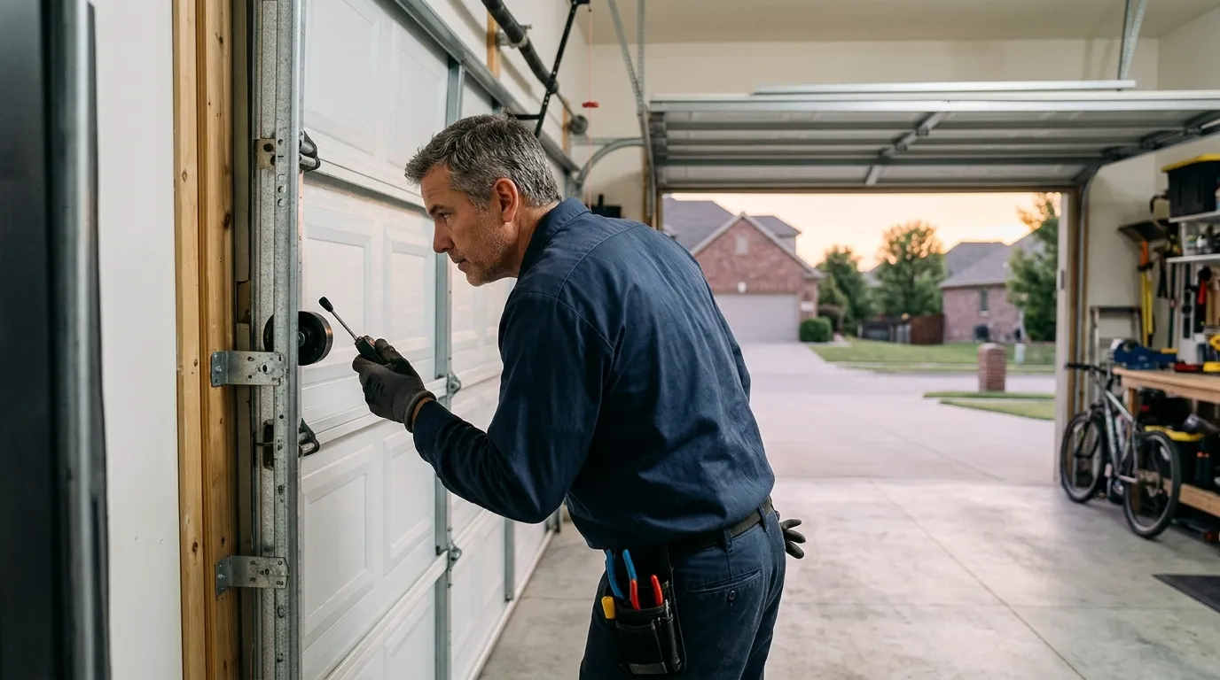 When an Older Garage Door